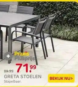 Praxis Greta stoelen aanbieding