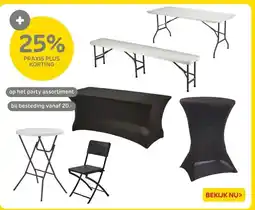 Praxis Op het party assortiment aanbieding