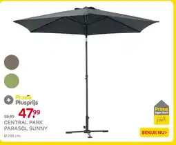 Praxis Central park parasol sunny aanbieding