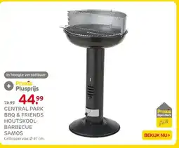 Praxis Central park bbq & friends houtskool barbecue samos aanbieding