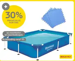 Praxis Op zwembaden en zwembadtegels aanbieding