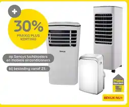 Praxis Op sencys luchtkoelers en mobiele airconditioners aanbieding
