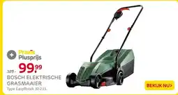 Praxis Bosch elektrische grasmaaier aanbieding