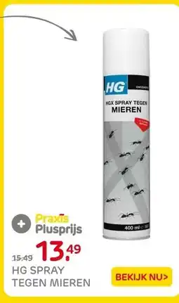 Praxis HG spray tegen mieren aanbieding