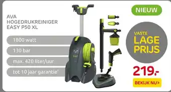 Praxis Ava hogedrukreiniger easy P50 XL aanbieding