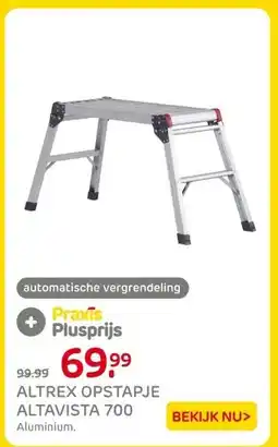 Praxis Altrex opstapje altavista aanbieding
