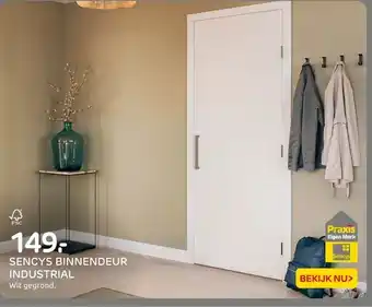Praxis Sencys binnendeur industrial aanbieding