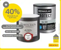 Praxis Op perfection en renaulac binnenlakken aanbieding