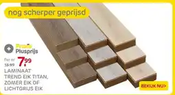 Praxis Laminaat trend eik titan, zomer eik of lichtgrijs eik aanbieding