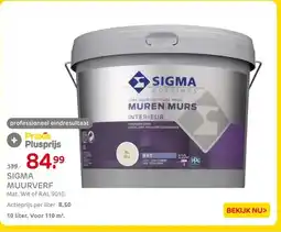 Praxis Sigma muurverf aanbieding