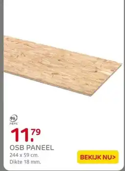 Praxis Osb paneel aanbieding