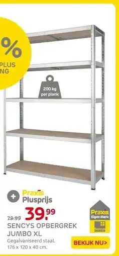 Praxis Sencys opbergrek jumbo XL aanbieding