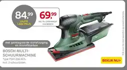Praxis Bosch multi schuurmachine aanbieding