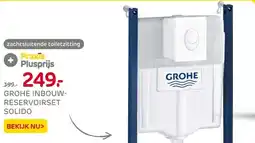 Praxis Grohe inbouw reservoirset solido aanbieding