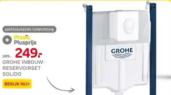 Praxis Grohe inbouw reservoirset solido aanbieding