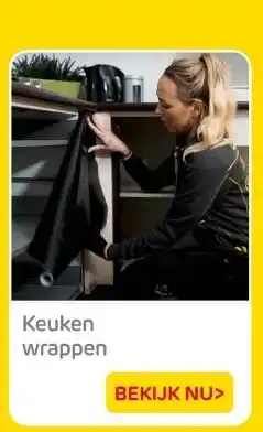 Praxis Keuken wrappen aanbieding