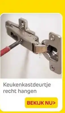Praxis Keukenkastdeurtje recht hangen aanbieding