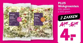 Coop Plus Wokgroenten aanbieding