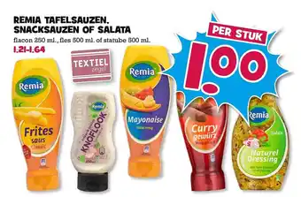 Boon`s Markt Remia Tafelsauzen, Snacksauzen Of Salata 500ml aanbieding