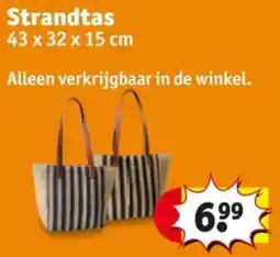 Kruidvat Strandtas aanbieding
