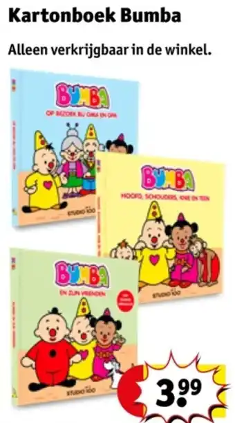 Kruidvat Kartonboek Bumba aanbieding