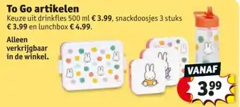 Kruidvat To Go artikelen aanbieding