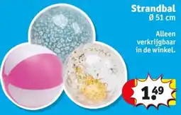 Kruidvat Strandbal aanbieding