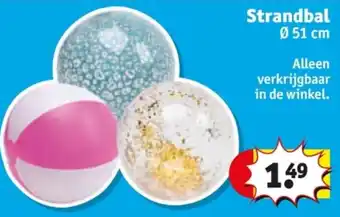 Kruidvat Strandbal aanbieding