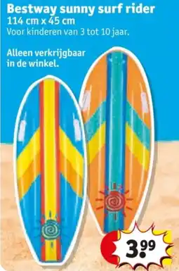 Kruidvat Bestway sunny surf rider aanbieding