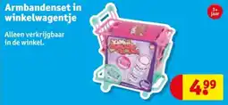 Kruidvat Armbandenset in winkelwagentje aanbieding
