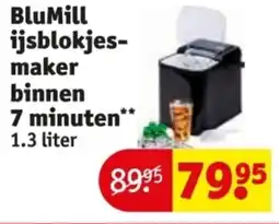 Kruidvat BluMill ijsblokjesmaker binnen 7 minuten aanbieding