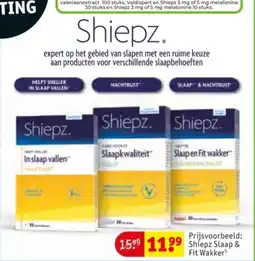 Kruidvat Shiepz Slaap & Fit Wakkers aanbieding
