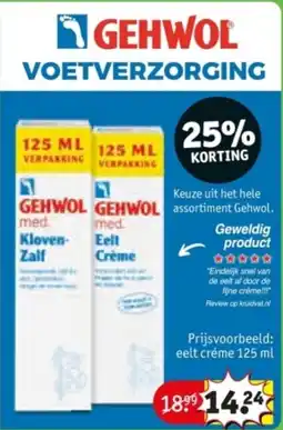 Kruidvat Eelt créme aanbieding