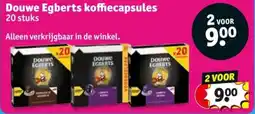 Kruidvat Douwe Egberts koffiecapsules aanbieding