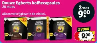 Kruidvat Douwe Egberts koffiecapsules aanbieding