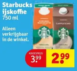 Kruidvat Starbucks ijskoffie aanbieding