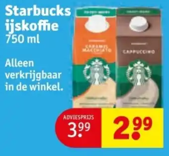 Kruidvat Starbucks ijskoffie aanbieding