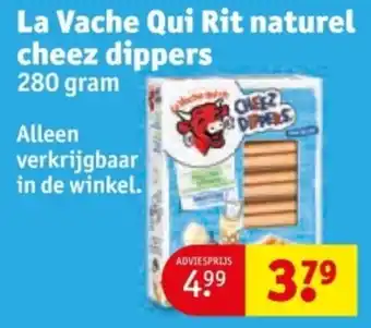 Kruidvat La Vache Qui Rit naturel cheez dippers aanbieding
