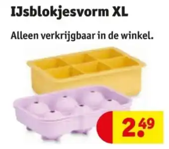 Kruidvat IJsblokjesvorm XL aanbieding