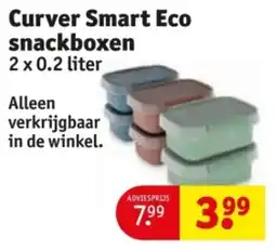 Kruidvat Curver Smart Eco snackboxen aanbieding