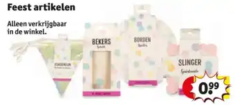 Kruidvat Feest artikelen aanbieding