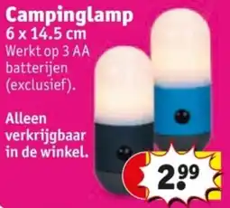 Kruidvat Campinglamp aanbieding