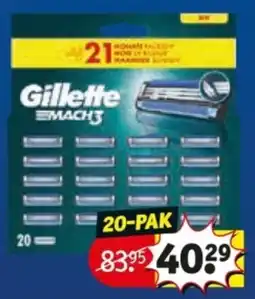 Kruidvat Gillette Mach3 aanbieding