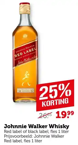 Coop Johnnie Walker Whisky aanbieding