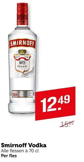 Coop Smirnoff Vodka aanbieding