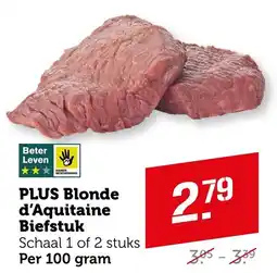 Coop Plus Blonde d'Aquitaine Biefstuk aanbieding
