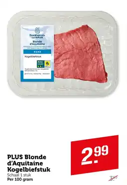 Coop Plus Blonde d'Aquitaine Kogelbiefstuk aanbieding