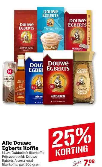 Coop Alle Douwe Egberts Koffie aanbieding