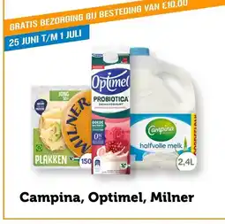Coop Campina, Optimel, Milner aanbieding