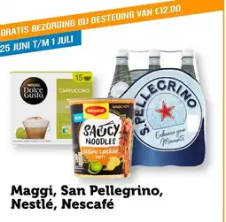 Coop Maggi, San Pellegrino, Nestlé, Nescafé aanbieding